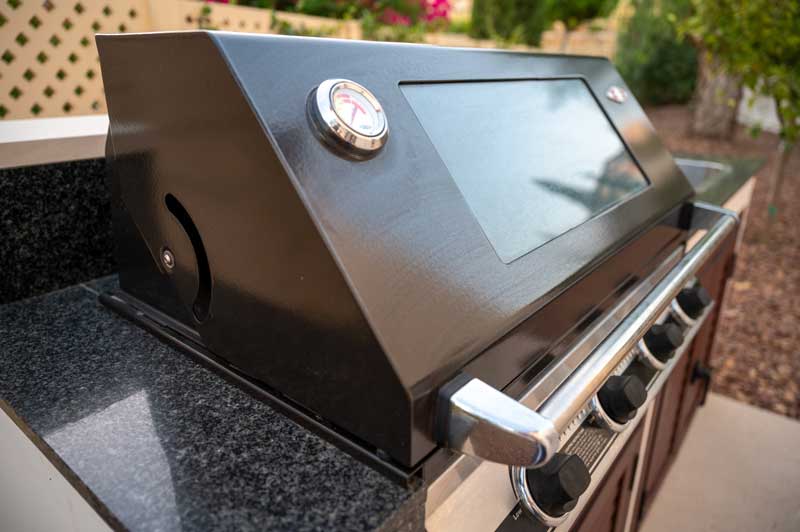 built-in bbqs