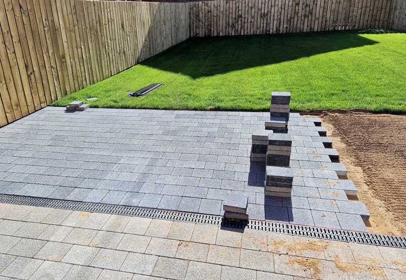 shutterstock_1701689065 concrete paver patios, backyard paver patio