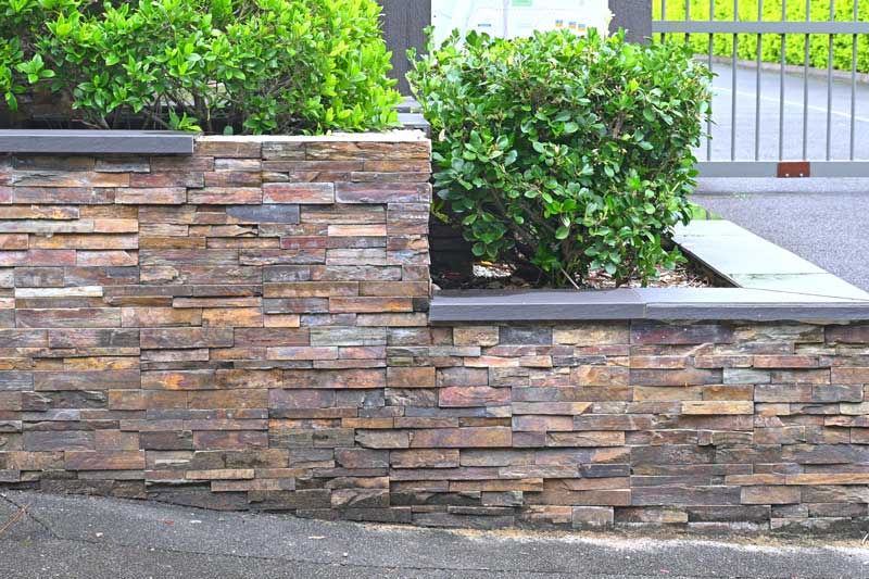decorative stone garden walls