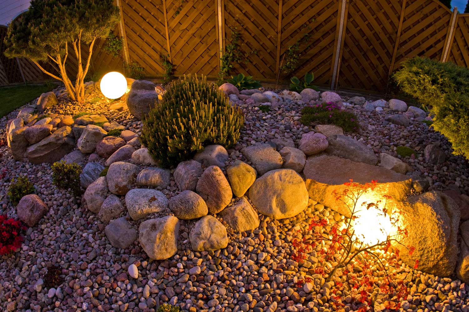 flower bed lighting contractors