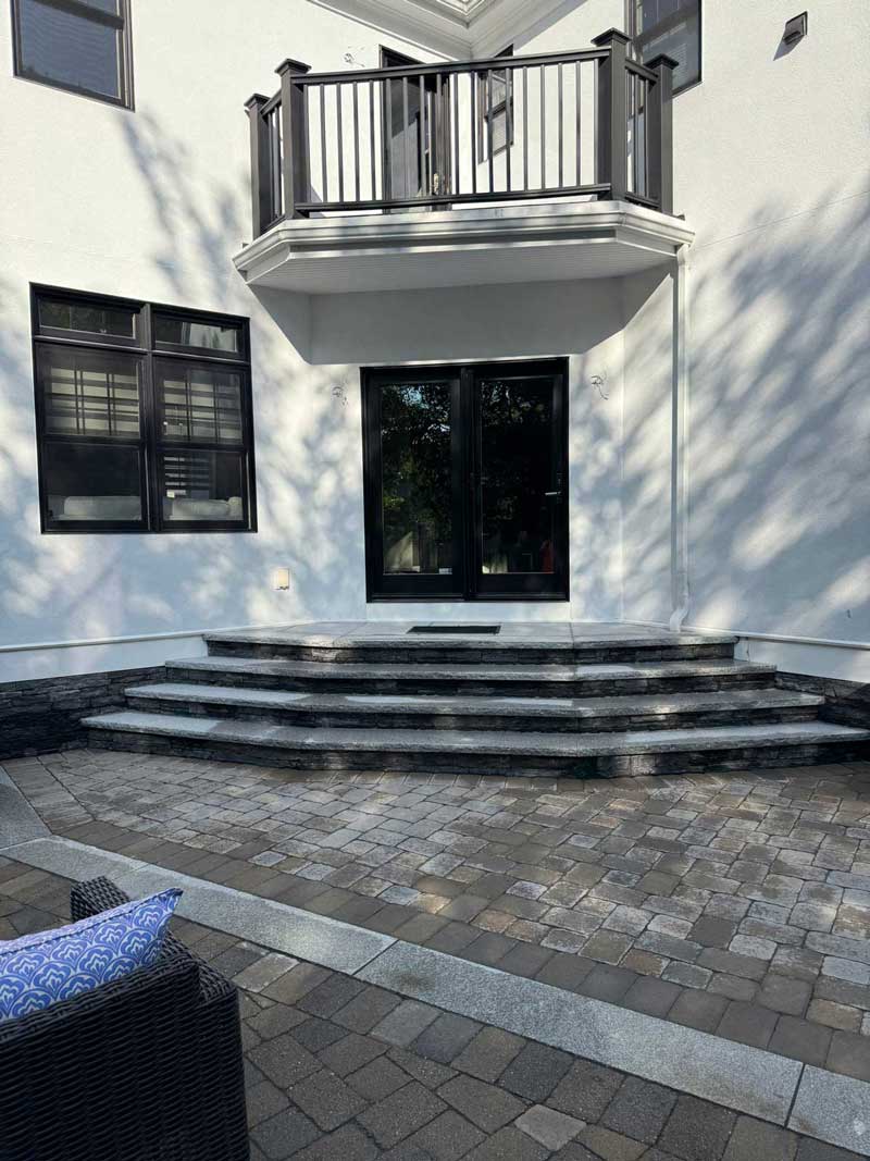 front entry stairs installation porch steps custom entry stairs