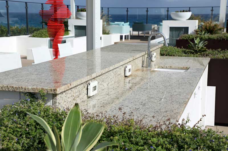 granite outdoor counters
