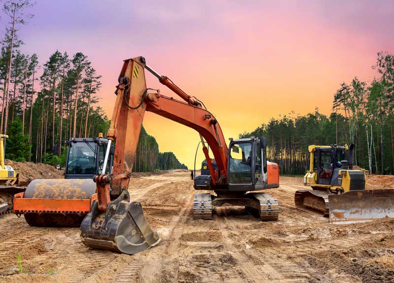 land grading contractor