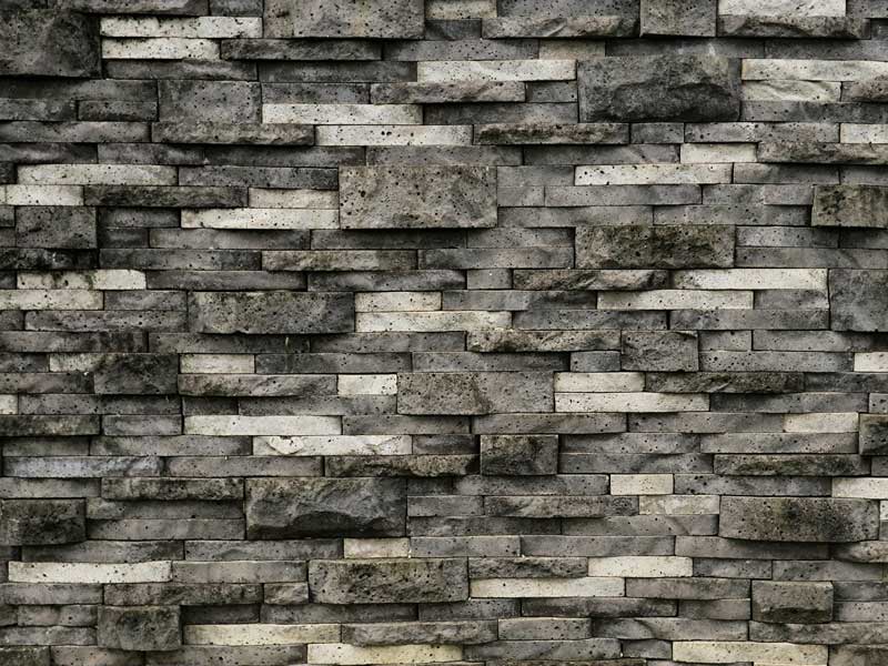 living room stone veneer