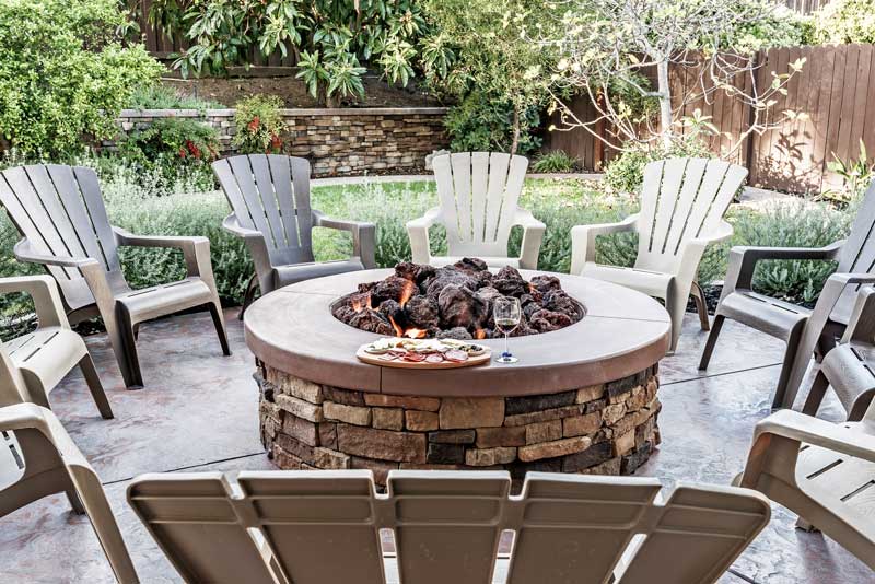 masonry fire pit builder