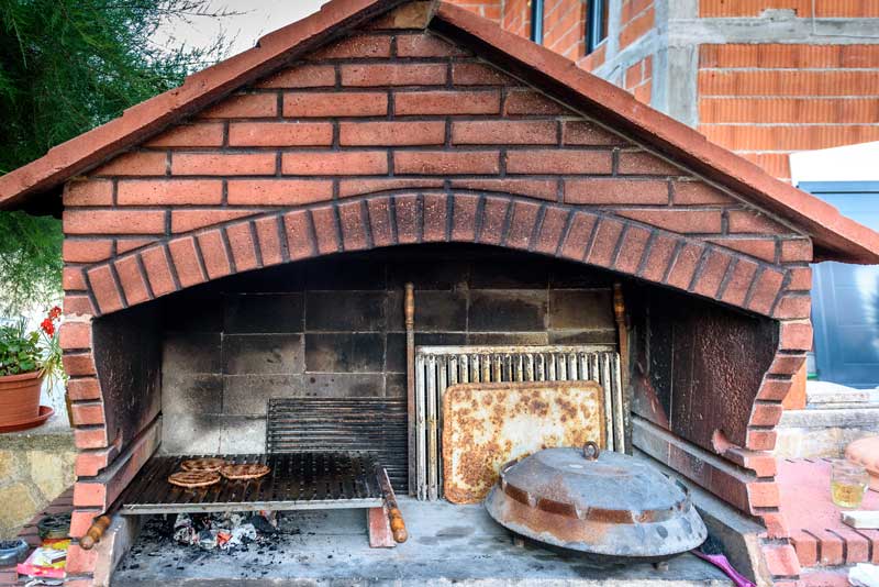 outdoor bbq masonry