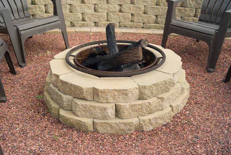 stone fire pit contractor